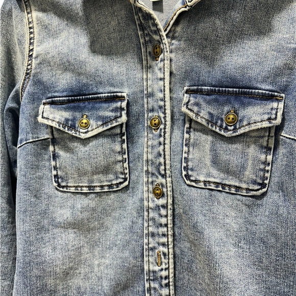 Kut from the Kloth Blue Denim Super Stretchy Jacket Size XS - Picture 6 of 6